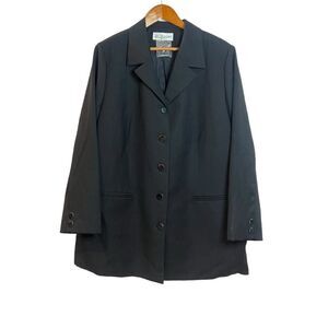 Jones wear black pure wool blazer